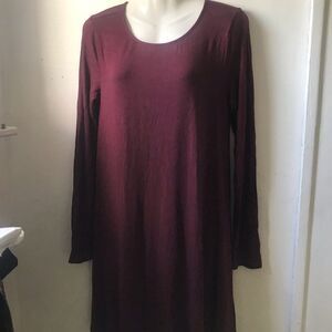 Old navy burgundy long sleeve, dress